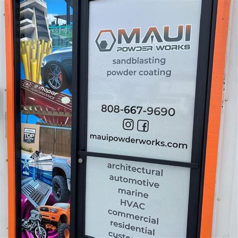 Powder Coat In Paradise Maui Hawaii Powder Coating Near Me