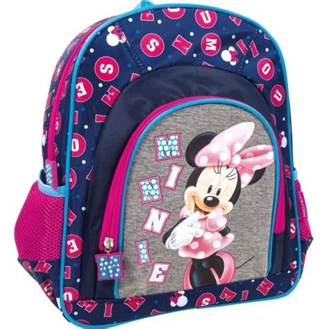 Minnie Sac a Dos Junior Cartable pour École Maternelle et Loisirs