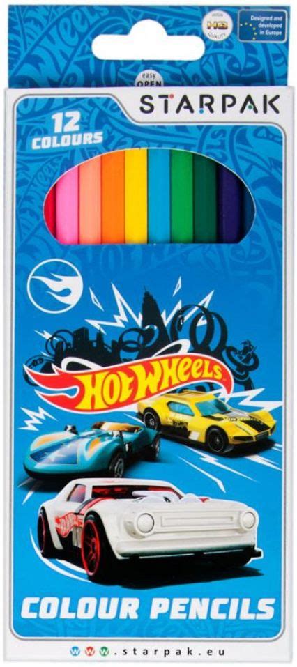 Цветни моливи Hot Wheels Starpak store bg