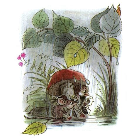 Сказка под грибом картинки - 56 фото