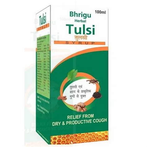 Herbal Tulsi Syrup Packaging Type Bottle At Rs 70bottle In Jagadhri