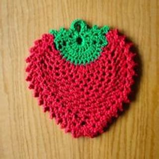 Ravelry Strawberry Hot Pad Pattern By Phyllis Bermudez
