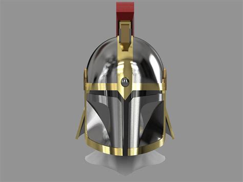 3D file Medieval Mandalorian Inspired Helmet 🪖・Template to download and ...