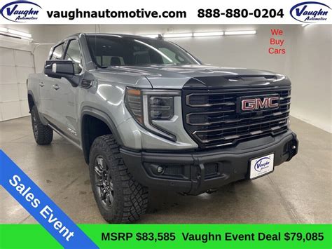 2024 Gmc Sierra 1500 At4x 3 Miles Sterling Metallic 4d Crew Cab Ecotec3