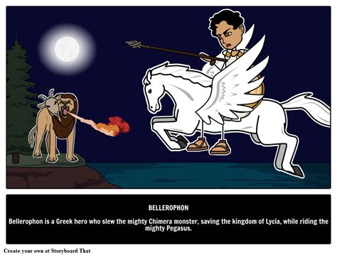 Bellerophon | Defeat of Mythical Chimera | Greek Heroes