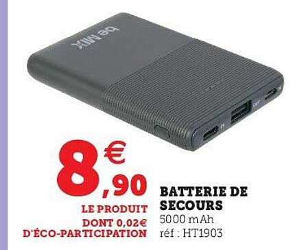 Promo Batterie De Secours Chez Hyper U ICatalogue Fr