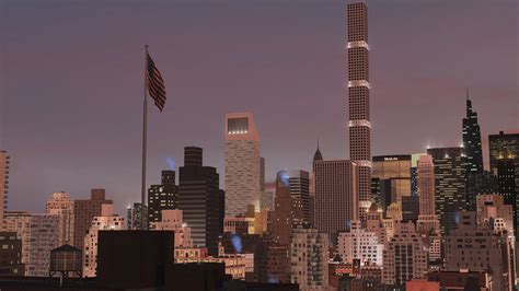 Pink sunset over the skyline : r/CitiesSkylines