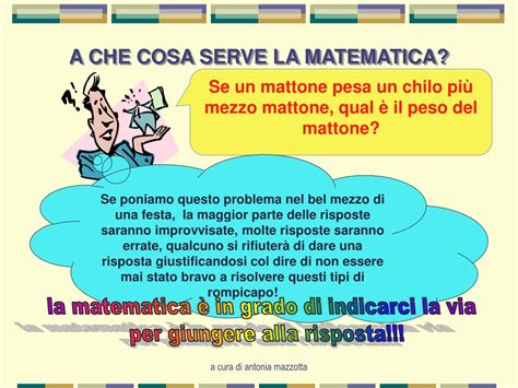 Ppt A Che Cosa Serve La Matematica Powerpoint Presentation Free