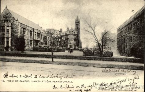 12 View Of Campus University Of Pennsylvania Philadelphia Pa