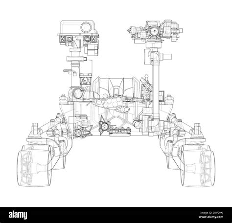 Mars Rover 3d Illustration Stock Photo Alamy