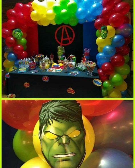 Baby Prestons Avengers Baby Shower This Weekend Balloon Arch Cake