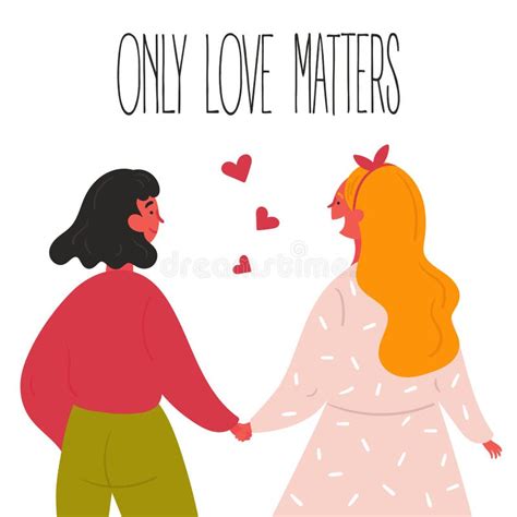 Lgbt kobiet lesbian para ilustracja wektor Ilustracja złożonej z kaukaski 148256241