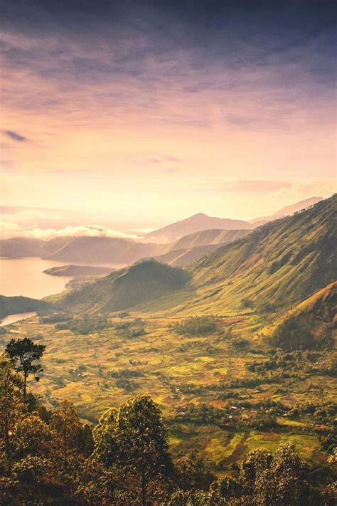 Sunrise over Toba Lake, Indonesia | Lake toba, Toba, Travel around the ...