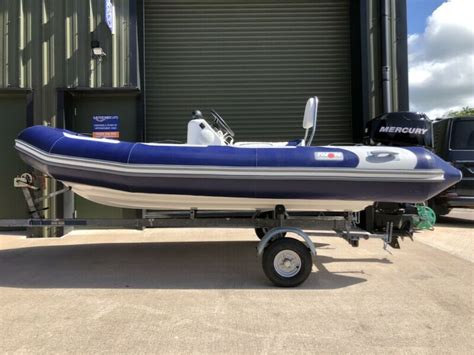 Avon 400 Adventure Rib Boat Mercury F40 Hp Outboard Trailer