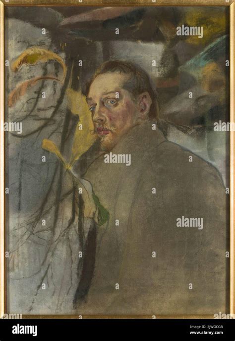 Self Portrait Sichulski Kazimierz 1879 1942 Painter Stock Photo