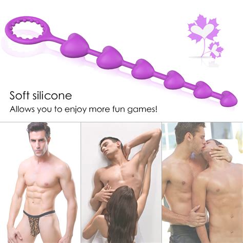 Anal Beads Clitoris Stimulated Prostate Massage Anal Beads Silicone For