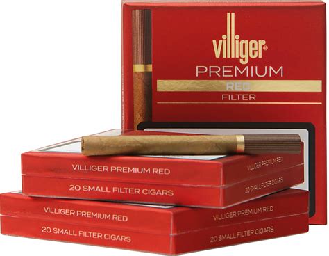 Villiger Premium Cigarillos Red Filter Ehemals Vanilla Cigarworld