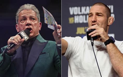 Bruce Buffer Sean Strickland Takes Aim At UFC Announcer Bruce Buffer