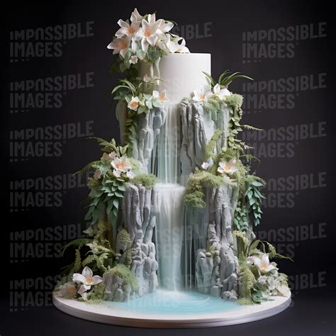 Waterfall wedding cake - Impossible Images - Unique stock images for ...