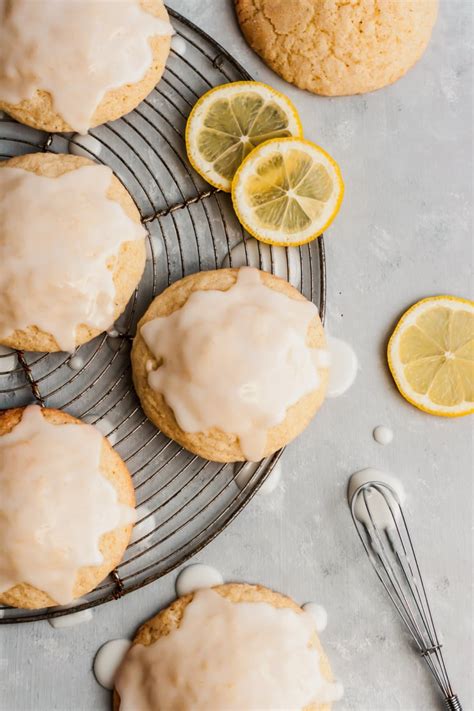 Lemon Cookies With Lovely Lemon Glaze Ambitious Kitchen