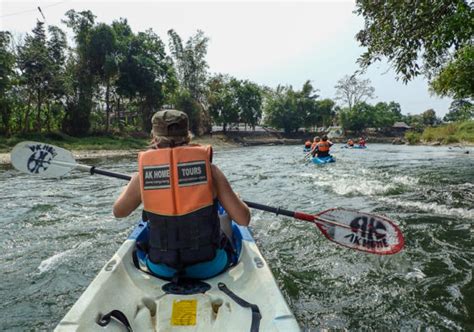 Kayaking in Vang Vieng, Laos: Better than Tubing