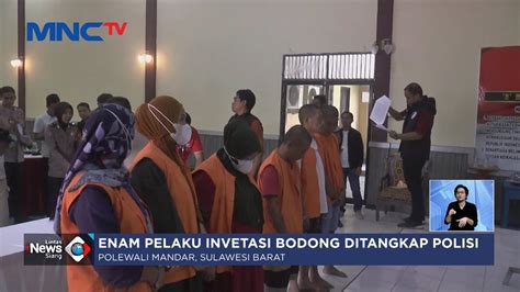 Enam Pelaku Investasi Bodong Di Polewali Mandar Ditangkap Polisi Lis