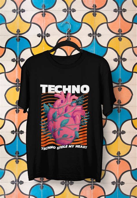 Techno Technomusic Tshirtdesign Tshirtsforwomen Tshirtmenfashion