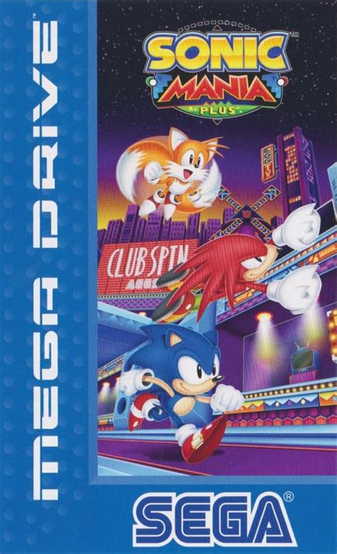 Sonic Mania Plus Cover Or Packaging Material Mobygames