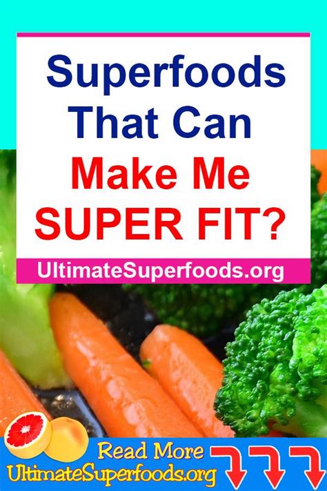 Straight From A DIETITIAN - Superfoods That Can Make Your SUPER FIT ...
