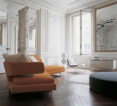 Orange sofa | Interior Design Ideas