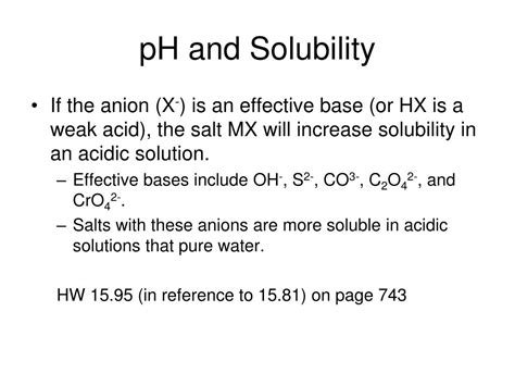 PPT Chapter 15 Solubility Equilibrium PowerPoint Presentation Free