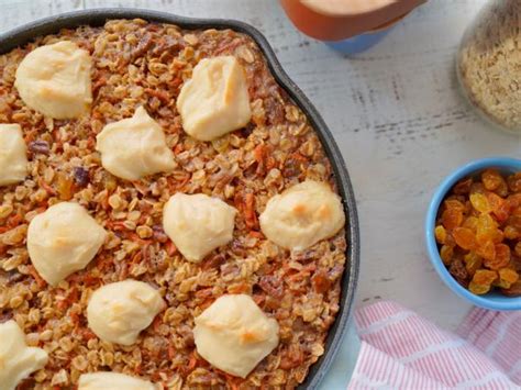 Carrot Cake Baked Oatmeal Recipe Molly Yeh Food Network