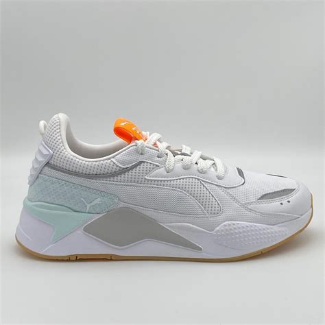 Puma Rs X Low Mens Athletic Running Shoes White Mint New Size