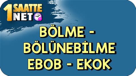 TYT Bölme Bölünebilme EBOB EKOK Soru Çözümü Kamp2023 YouTube