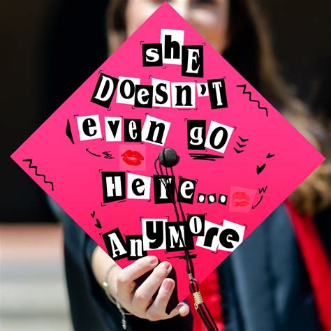 She Doesn T Even Go Here Anymore Graduation Cap Topper Funny Grad Cap