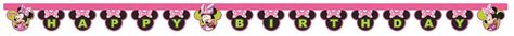 Minnie Happy Helpers B Day Banner Minnie Mouse Kinderparty Party