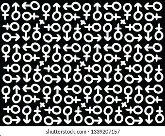 Drawing Color White Pattern Sex Symbol Stock Vector Royalty Free Shutterstock