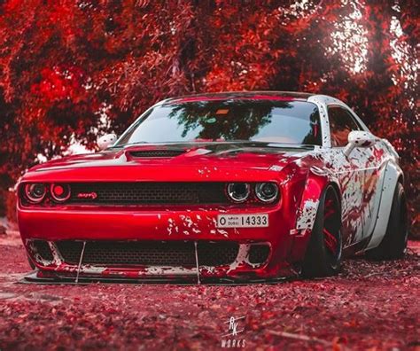 Dodge Challenger Hellcat Blood Splatter