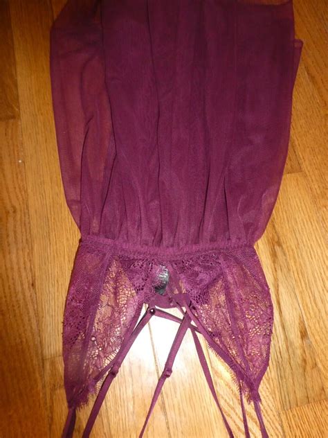 Victoria S Secret Sheer Lingerie Lace Babydoll Small Gem