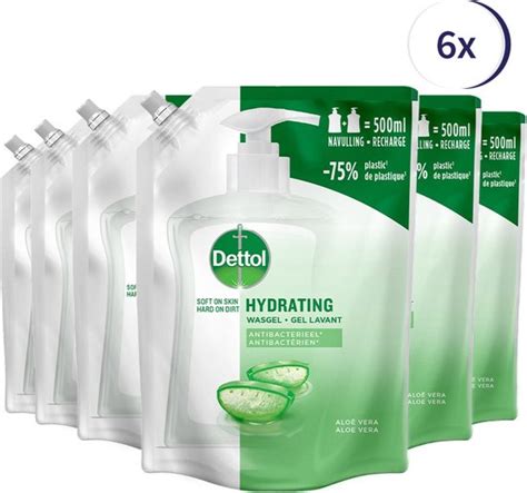 Dettol Handzeep Hydrating Wasgel Navulling Aloe Vera X Ml