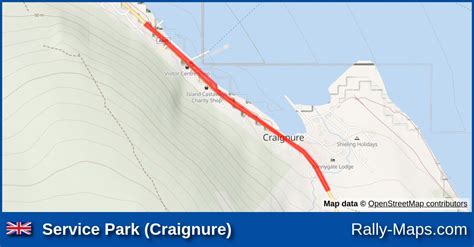 Service Park Craignure Stage Map Mull Rally Rally Maps