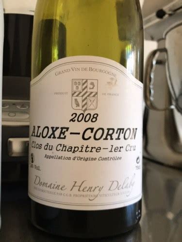 Henry Delaby Aloxe Corton Er Cru Clos Du Chap Tre Vivino Us