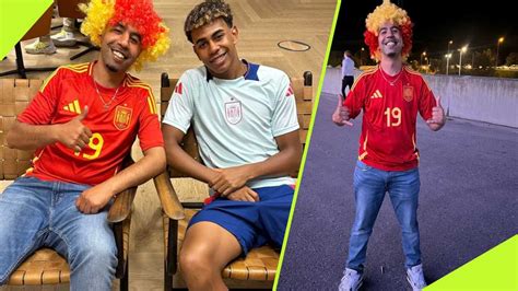 Lamine Yamal Father Of Spains Wonderkid Celebrates After Sons World