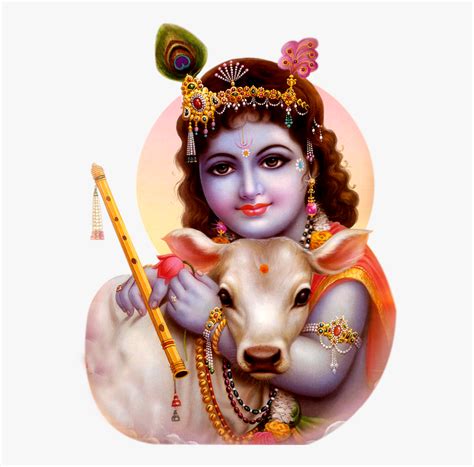 Krishna With Cow Png Transparent Png Transparent Png Image Pngitem