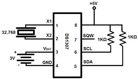 How to Build a Real-time Clock Circuit with a DS1307 Chip