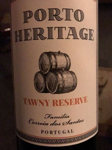 N V Familia Correia Dos Santos Porto Heritage Tawny R Serve Vivino