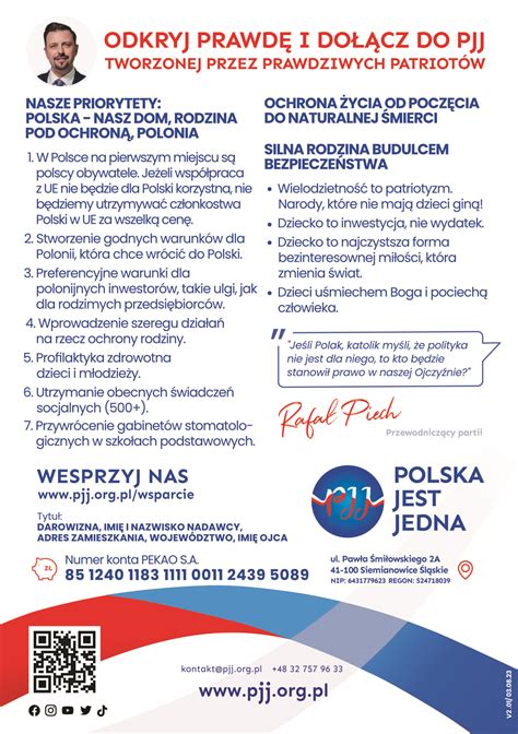 Program Partii Polska Jest Jedna