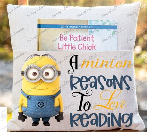 A Minion Reasons To Love Reading Sublimation Minion Png Etsy