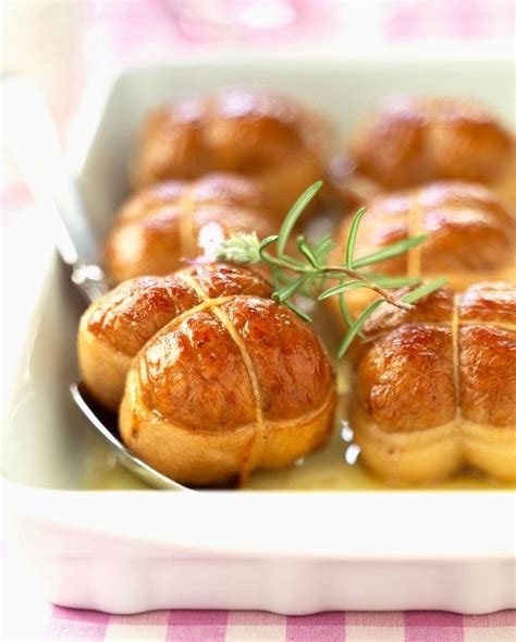 Paupiettes de dinde aux champignons pour 6 personnes Recettes Elle à