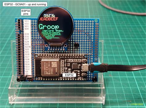 Esp And The Circular Gca Pixel Tft Display